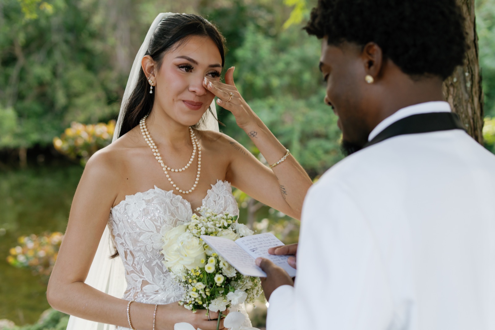 Bride and groom portrait